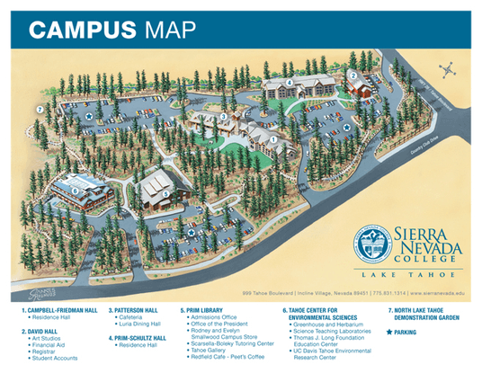 SierraNevadaCollege Campus Map